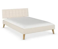 rauch Bett »Mavi-Extra« mit Polsterkopfteil, 140 cm Liegefläche, beige/champagner