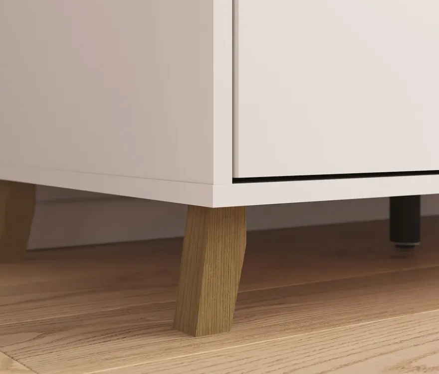 Rauch Drehtürenschrank »Shinjo«, 3-türig Basic-Ausstattung, weiß