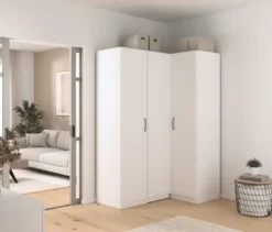 rauch Eckschrank »Quadra Spin«, moderner Landhausstil, 3-türig