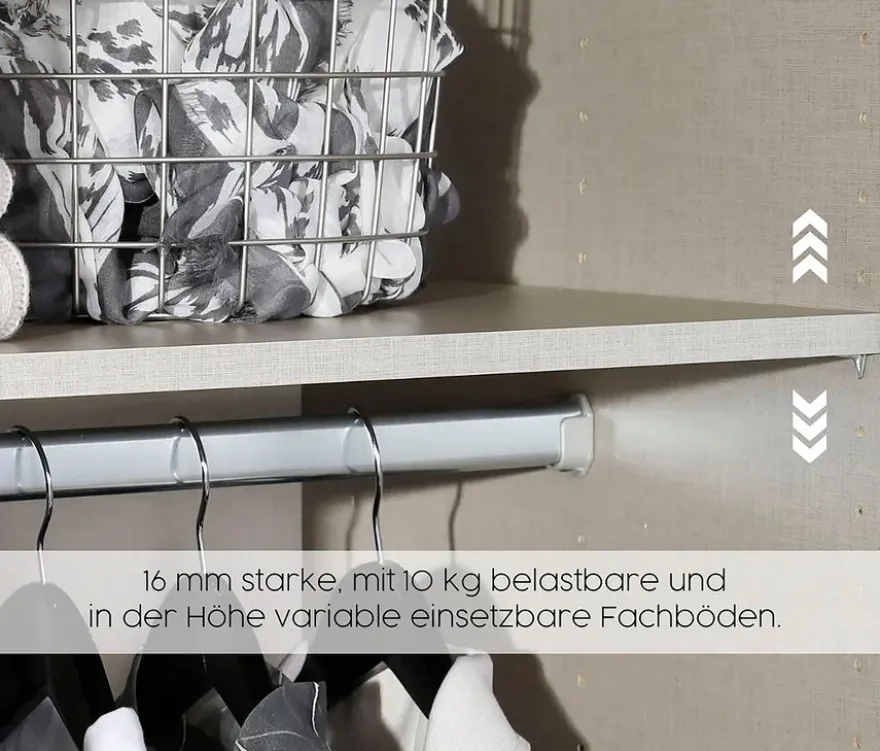 rauch Eckschrank »Quadra Spin«, moderner Landhausstil, 2-türig