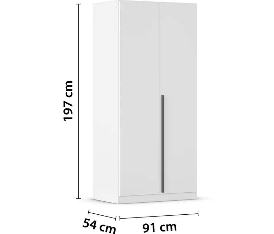 rauch Kleiderschrank »Alba«, 2-türig, weiß