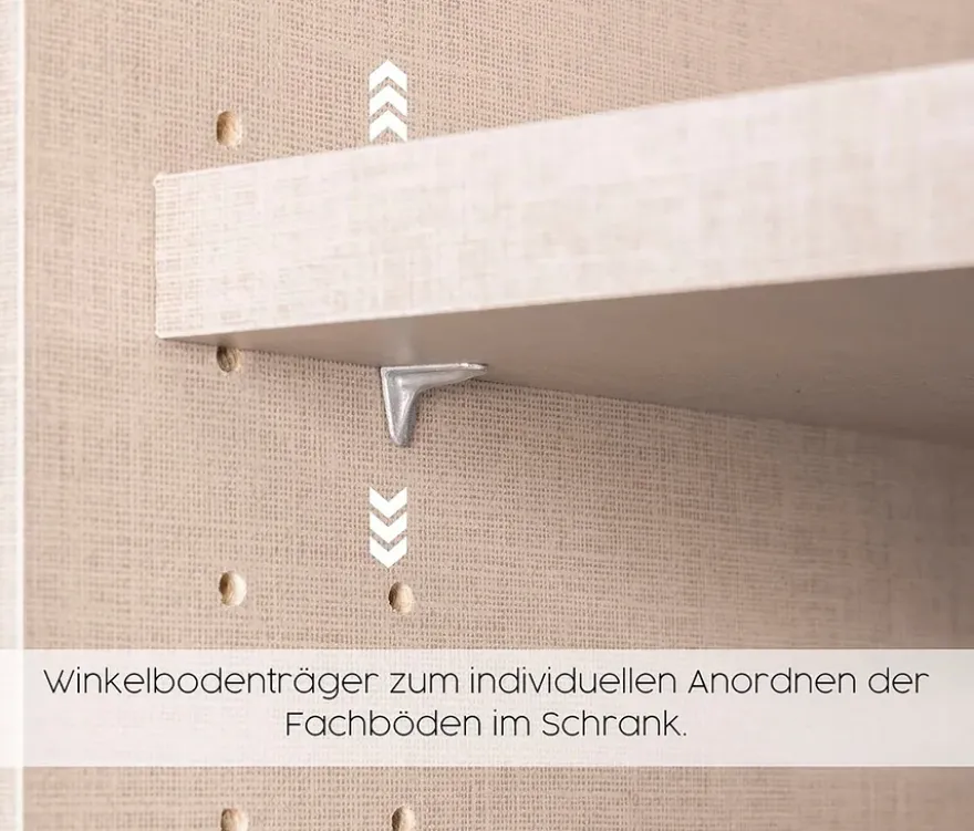 rauch Kleiderschrank »Alba« 2-türig, mit Spiegel, weiß
