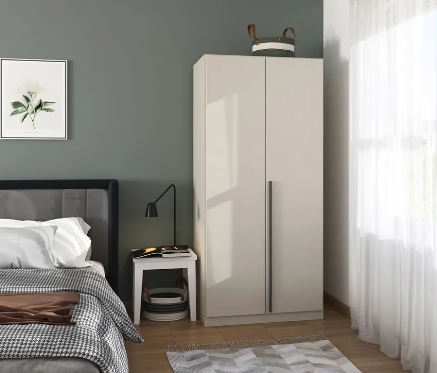 rauch Kleiderschrank »Alba«, 2-türig, champagner