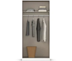 rauch Kleiderschrank »Alba«, 2-türig, mit Spiegel, champagner