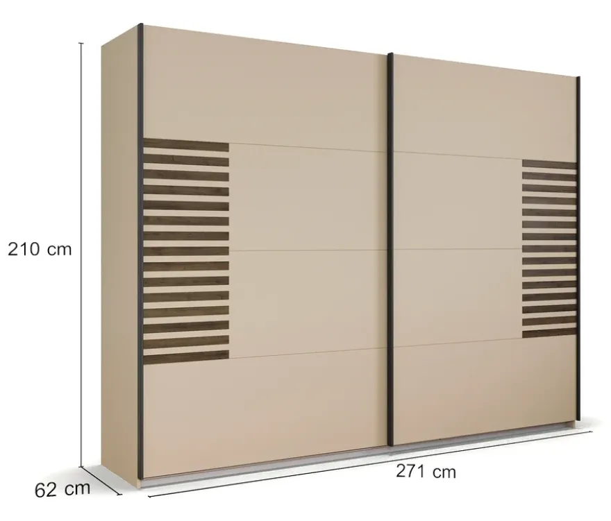 Rauch Kleiderschrank »Barea«, 2-türig, groß