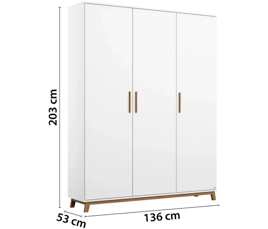 rauch Kleiderschrank »Carlsson« mit Drehtüren, 3-türig