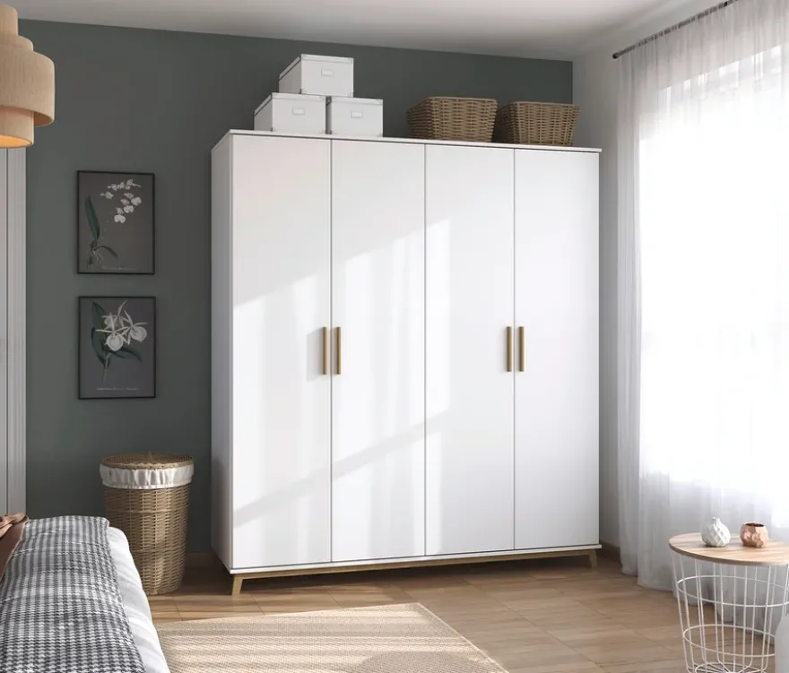 rauch Kleiderschrank »Carlsson« mit Drehtüren, 4-türig