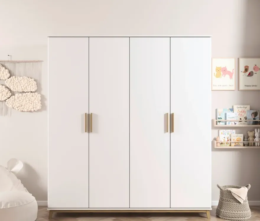 rauch Kleiderschrank »Carlsson« mit Drehtüren, 4-türig