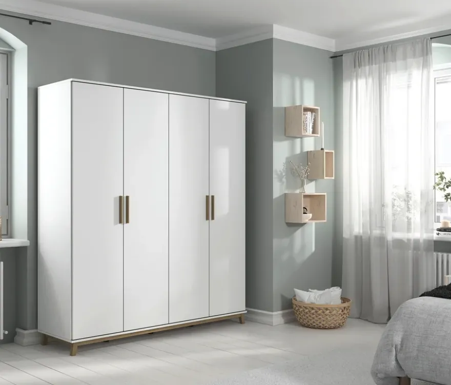 rauch Kleiderschrank »Carlsson« mit Drehtüren, 4-türig