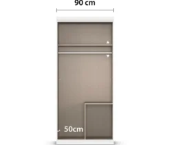 rauch Kleiderschrank »Ella«, 2-türig, alpinweiß