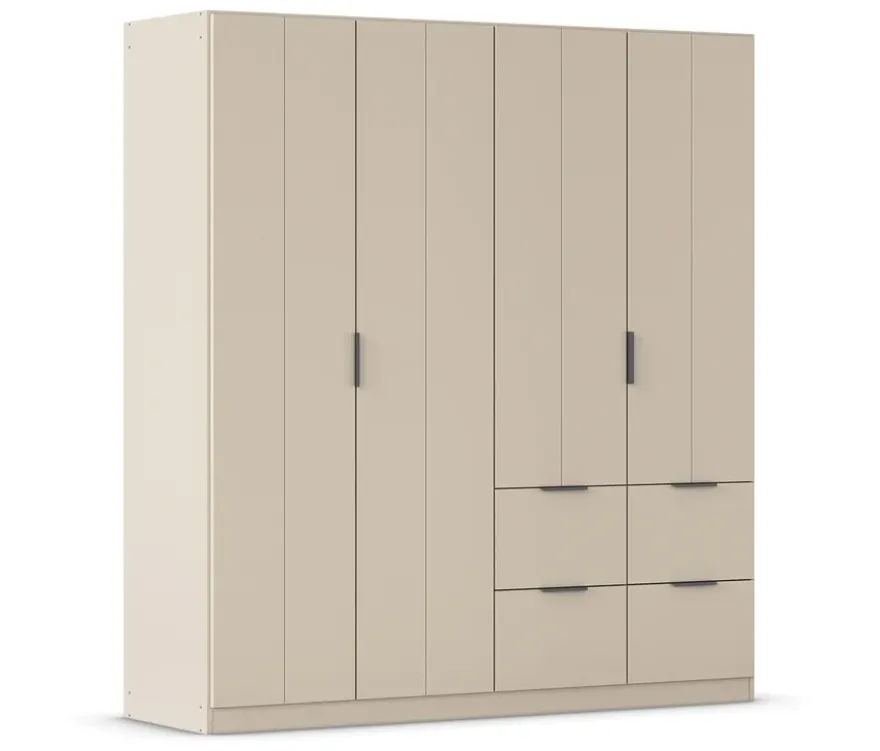 rauch Kleiderschrank »Ella«, 4-türig, champagner