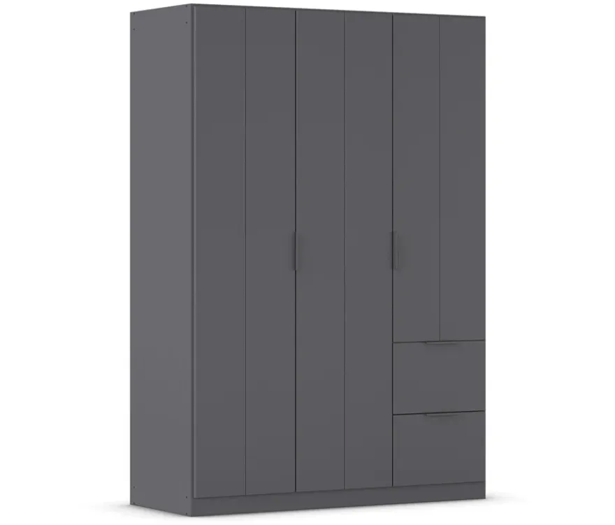 rauch Kleiderschrank »Ella«, 3-türig, grau metallic