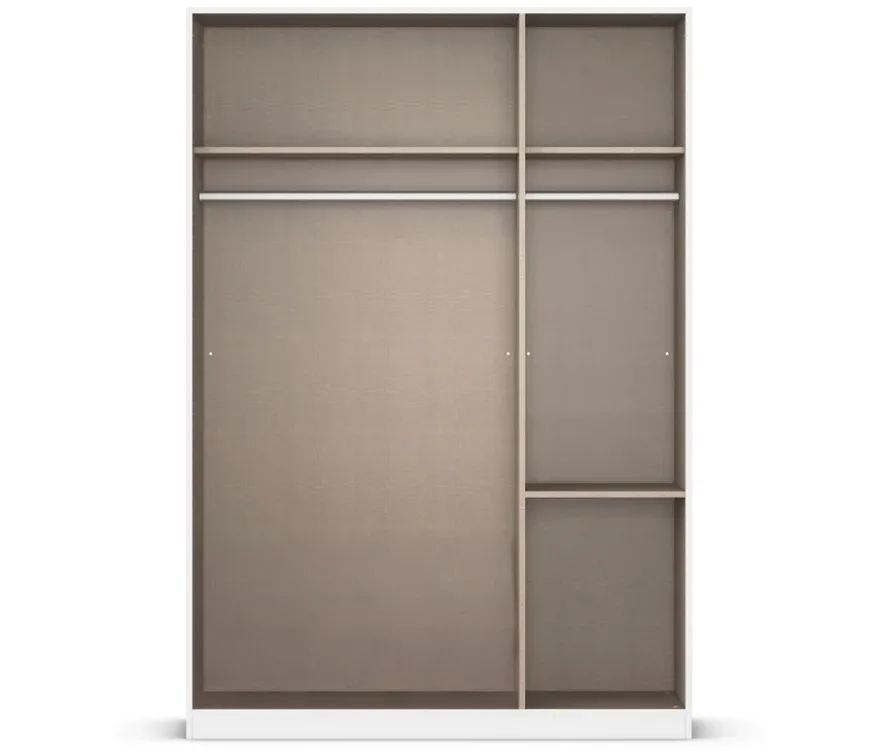 rauch Kleiderschrank »Ella«, 3-türig, grau metallic