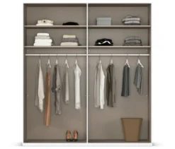 rauch Kleiderschrank »Luana«, 4-türig, mit Beleuchtung, Basic-Ausstattung