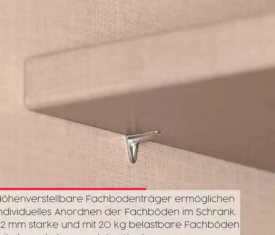 rauch Kleiderschrank »Purisma« mit umfangreicher Innenausstattung und Spiegel, 6-türig