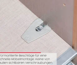rauch Kleiderschrank »Purisma«, 6-türig, mit umfangreicher Innenausstattung