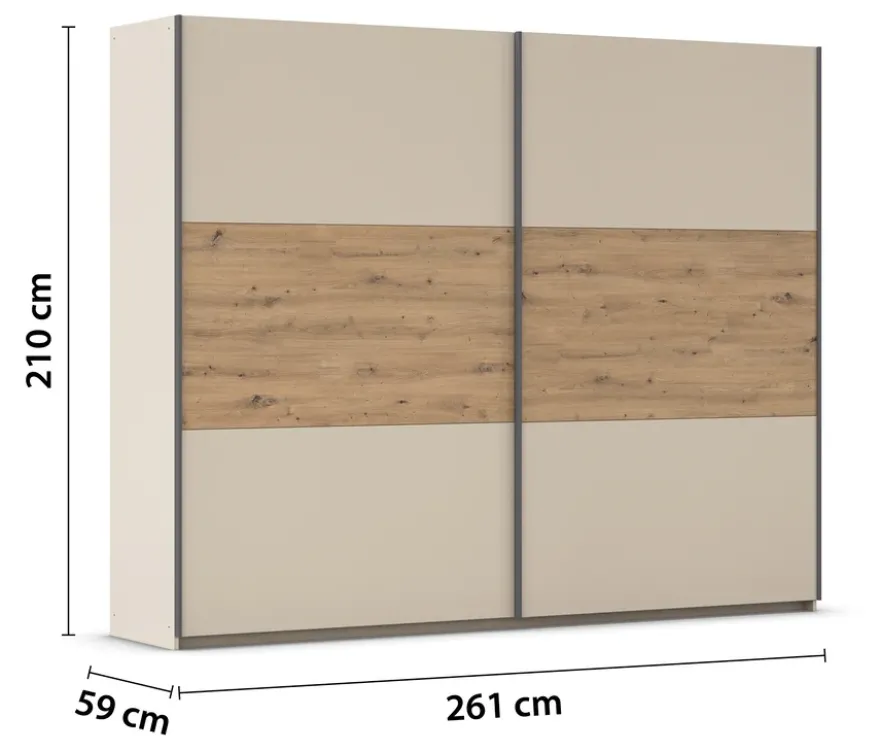 rauch Kleiderschrank »Sajo«, 2-türig, groß