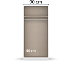rauch Kleiderschrank »Savona«, 2-türig, Basic-Ausstattung