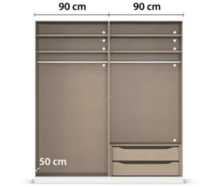 rauch Kleiderschrank »Savona«, 4-türig, Premium-Ausstattung