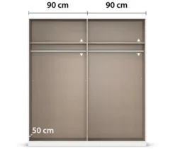 rauch Kleiderschrank »Savona«, 4-türig, Basic-Ausstattung