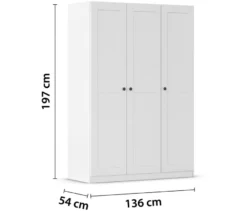 Rauch Kleiderschrank »Savona«, 3-türig, Premium-Ausstattung