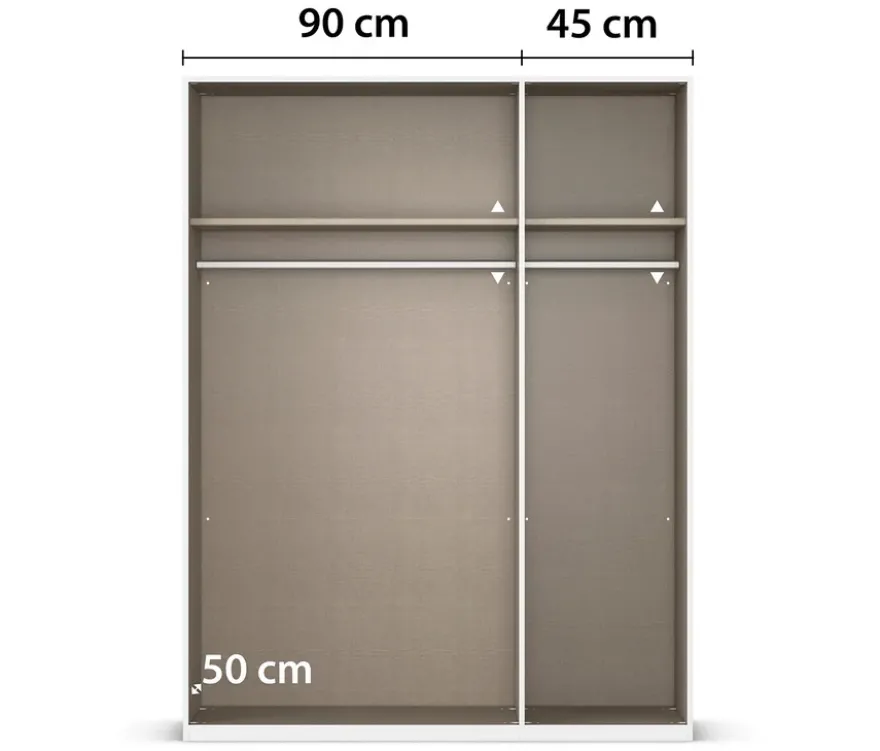 Rauch Kleiderschrank »Savona«, 3-türig, Basic-Ausstattung