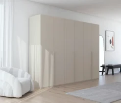 rauch Kleiderschrank »Scale«, 6-türig, Premium-Ausstattung, beige-champagnerfarben