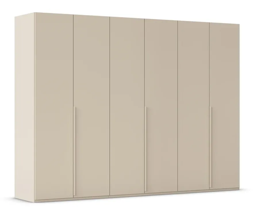 rauch Kleiderschrank »Scale«, 6-türig, Premium-Ausstattung, beige-champagnerfarben