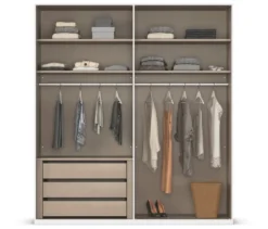 rauch Kleiderschrank »Scale«, 4-türig, Premium-Ausstattung, beige-champagnerfarben