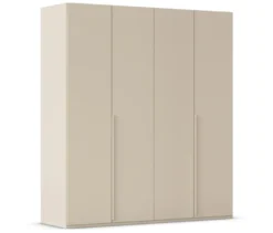 rauch Kleiderschrank »Scale«, 4-türig, Premium-Ausstattung, beige-champagnerfarben