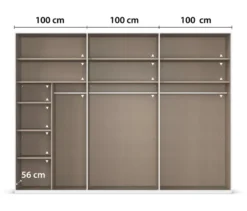 rauch Kleiderschrank »Scale«, 6-türig, Classic-Ausstattung, weiß