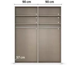 rauch Kleiderschrank »Scale«, 2-türig