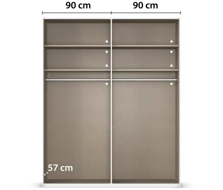 rauch Kleiderschrank »Scale«, 2-türig