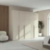 rauch Kleiderschrank »Scale«, 5-türig, Premium-Ausstattung, beige-champagnerfarben