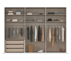 rauch Kleiderschrank »Scale«, 6-türig, Premium-Ausstattung, fango