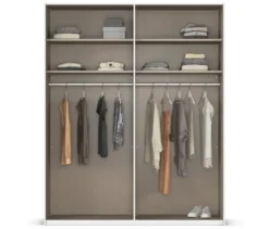rauch Kleiderschrank »Scale«, 4-türig, Basic-Ausstattung, weiß