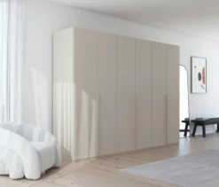 rauch Kleiderschrank »Scale«, 6-türig, Basic-Ausstattung, beige-champagnerfarben