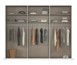 rauch Kleiderschrank »Scale«, 6-türig, Basic-Ausstattung, beige-champagnerfarben