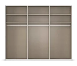 rauch Kleiderschrank »Scale«, 6-türig, Basic-Ausstattung, beige-champagnerfarben