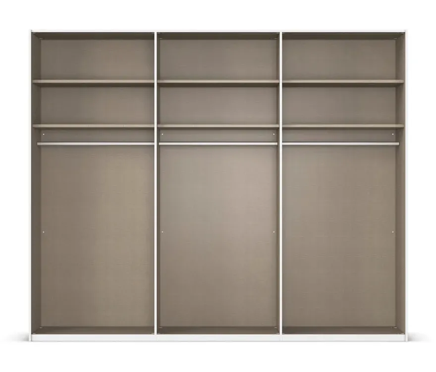 rauch Kleiderschrank »Scale«, 6-türig, Basic-Ausstattung, beige-champagnerfarben
