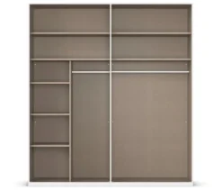 rauch Kleiderschrank »Scale«, 4-türig, Classic-Ausstattung, fango