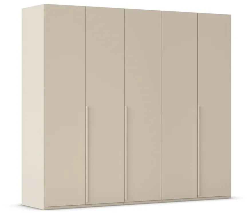 rauch Kleiderschrank »Scale«, 5-türig, Classic-Ausstattung, beige-champagnerfarben