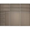 rauch Kleiderschrank »Scale«, 6-türig, Classic-Ausstattung, beige-champagnerfarben