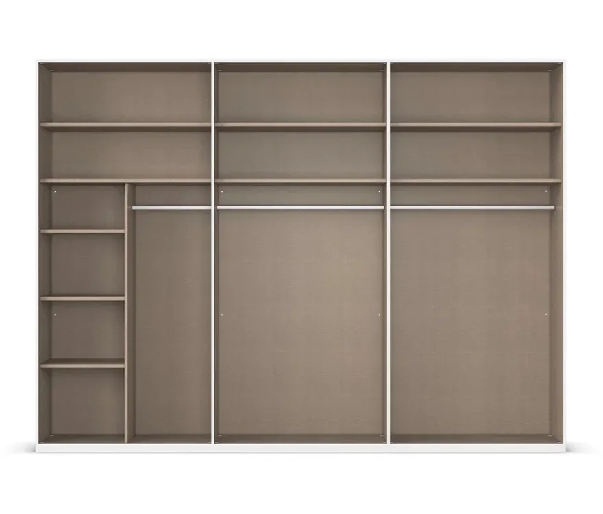 rauch Kleiderschrank »Scale«, 6-türig, Classic-Ausstattung, beige-champagnerfarben
