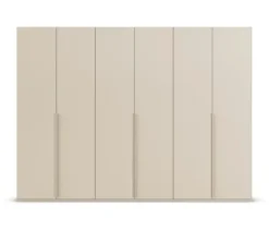rauch Kleiderschrank »Scale«, 6-türig, Classic-Ausstattung, beige-champagnerfarben