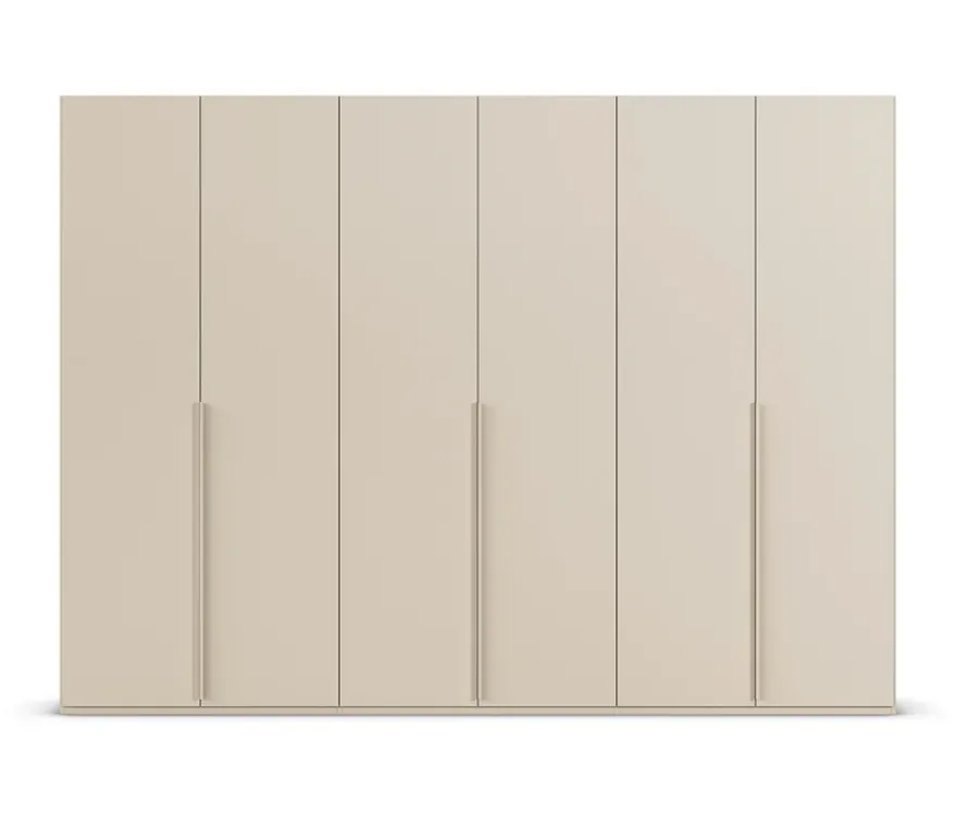 rauch Kleiderschrank »Scale«, 6-türig, Classic-Ausstattung, beige-champagnerfarben