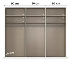 rauch Kleiderschrank »Scale«, 3-türig