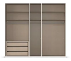 rauch Kleiderschrank »Scale«, 5-türig, Premium-Ausstattung, weiß