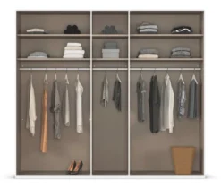 rauch Kleiderschrank »Scale«, 5-türig, Basic-Ausstattung, fango