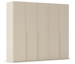 rauch Kleiderschrank »Scale«, 5-türig, Basic-Ausstattung, beige-champagnerfarben